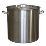 Котел из нержавеющей стали, 50 л, двойное дно, с крышкой, 19050, MGSteel