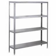 Стеллаж кухонный СПЛн-700/600, каркас-уголок нерж. - Стеллаж кухонный СПЛн-700/600 Мекон, каркас-уголок нерж.