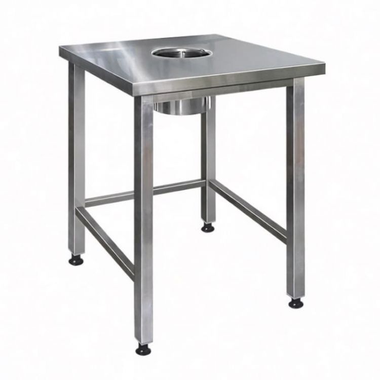 Стол для отходов СППо-1000*600*850 Finist, сварной, каркас-труба нерж