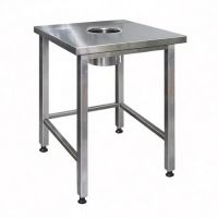 Стол для отходов СППо-1500*600*850 Finist, сварной, каркас-труба нерж