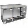 Морозильный стол HiCold GNE 112/BT, 1485 мм, 2 двери 2 ящика