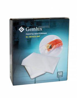 Пакеты для вакуумного упаковщика Gemlux GL-VB1623-50P, 16х23 см