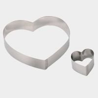 Форма для выкладки/выпечки "Сердце" d=20 см h=4 см нерж. De Buyer 3077.20