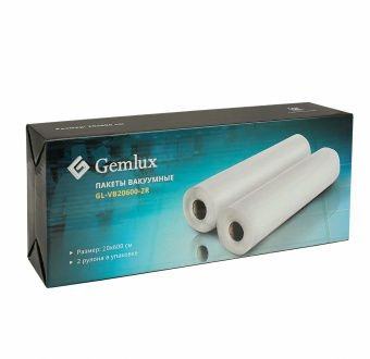 Пакеты для вакуумного упаковщика Gemlux GL-VB20600-2R, в рулоне, 20х600 см
