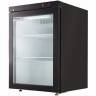 Холодильный шкаф-витрина Polair DM102-Bravo черный с замком, 150 литров
