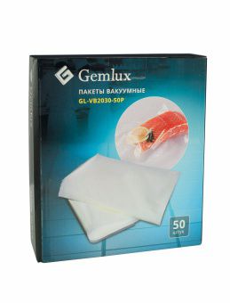 Пакеты для вакуумного упаковщика Gemlux GL-VB2030-50P, 20х30 см