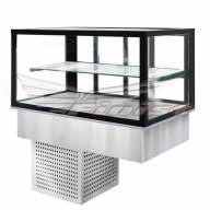 Холодильная витрина Finist Steve S-2/2 (краш. глянец), встраиваемая, 700 мм, +2…+7 С