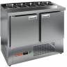 Холодильный стол для салатов HiCold SLE2-11/GN (1/6), 1000 мм, гнездо 859х303 мм, 2 двери