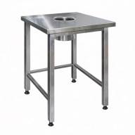 Стол для отходов СППо-600*500*850 Finist, сварной, каркас-труба нерж
