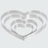 Форма для выкладки/выпечки "Сердце" d=8 см 95 мл. перфорир. нерж. De Buyer 3099.50