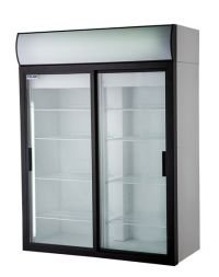 Холодильный шкаф-витрина Polair DM114Sd-S 2.0, двухдверный, 1400 литров