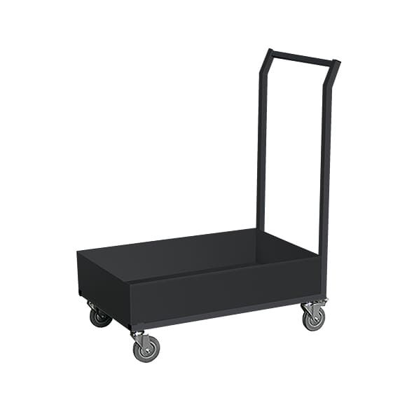 Тележка транспортировочная ТТ-1000*600 Finist, крашеная сталь, 4 колеса