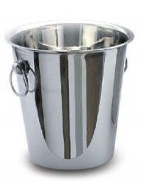 Ведро для шампанского нерж. 4 л 21*22 см с ручками-кольца MGSteel WB45