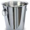 Ведро для шампанского нерж. 4 л 21*22 см с ручками-кольца MGSteel WB45