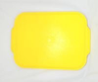 Поднос пищевой, пластик 45х35.5см, желтый (108)