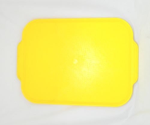 Поднос пищевой, пластик 45х35.5см, желтый (108)