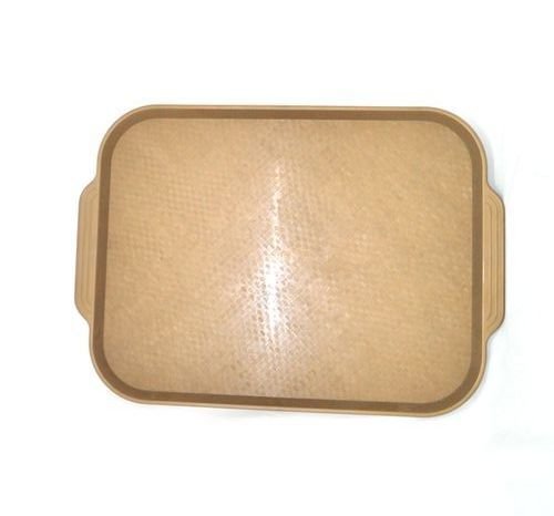 Поднос пищевой, пластик 45х35.5см, золотой (508)