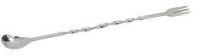 Ложка барменская MGSteel BRS10F, с вилочкой, 25 см