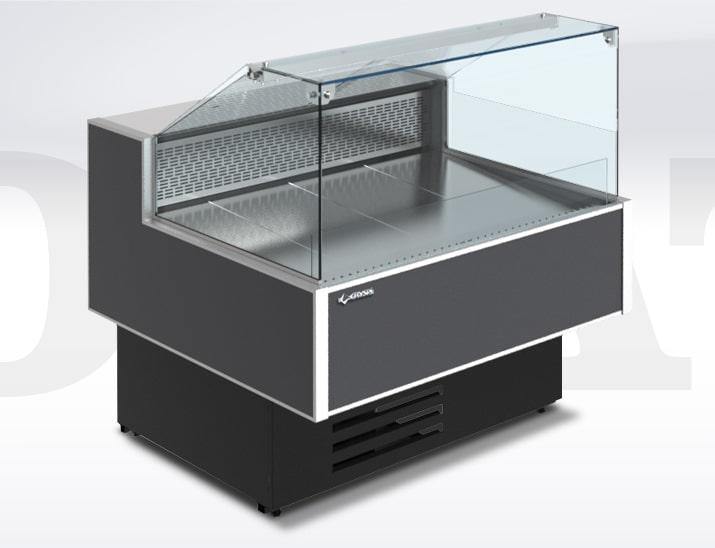 Холодильная витрина Cryspi Sonata Q 1200, гастрономическая, напольная, 0...+7 С