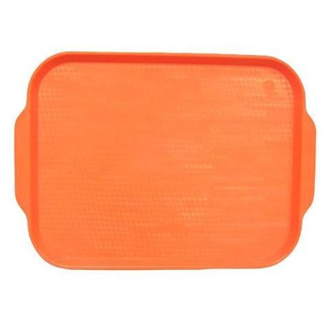 Поднос пищевой, пластик 45х35.5см, красный (163)