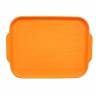 Поднос пищевой, пластик 45х35.5см, оранжевый (166)