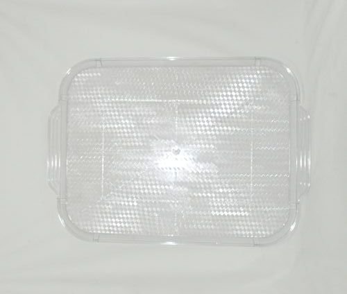 Поднос пищевой, пластик 45х35.5см, прозрачный (100)