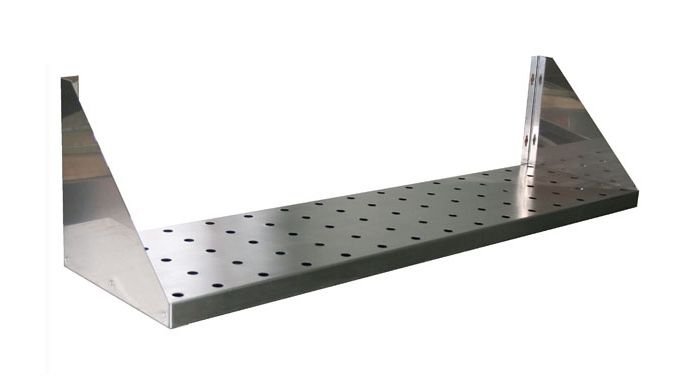 Полка консольная открытая с перфорацией нерж. сталь Finist ПКп-1000*300*300