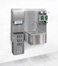 Гигиенический стенд ГСк-1000*460*1135 мм, сенсорный, настенный