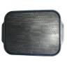 Поднос пищевой, пластик 45х35.5см, черный (110)