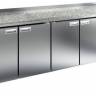 Холодильный стол для пиццы HiCold SN 1111/TN камень, 2280 мм, 4 двери