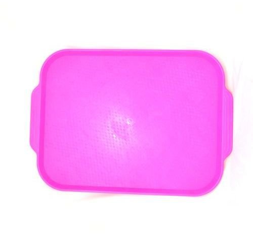 Поднос пищевой, пластик 45х35.5см, ярко-розовый (409)