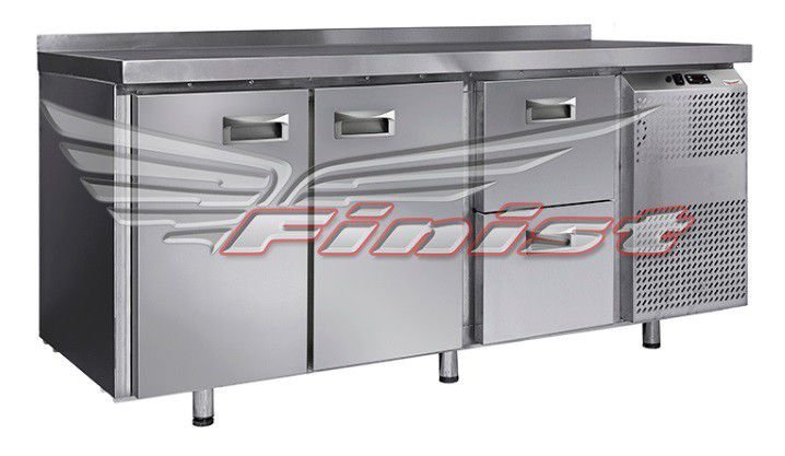 Морозильный стол Finist НХС-700-2/2, 1810 мм, 2 двери 2 ящика