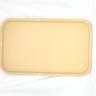 Поднос пищевой, пластик 53х33см, бежевый (107)