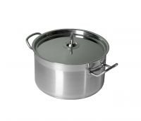 Кастрюля из нержавеющей стали, 3 л, двойное дно, с крышкой, 19003, MGSteel
