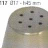 Насадка кондитерская &quot;Нитки&quot; d=17 мм, нерж. BX 2117, Martellato