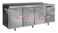 Морозильный стол Finist НХС-600-3/2, 2300 мм, 3 двери 2 ящика