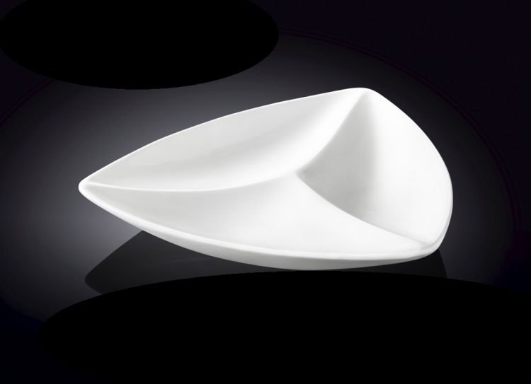 Менажница 3-х секц. 20 см треугольная Wilmax 992584