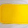 Поднос пищевой, пластик 53х33см, желтый