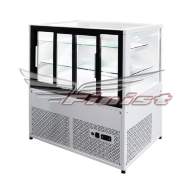 Холодильная витрина Finist Jobs J-137-126 (краш. глянец), 1300 мм, кондитерская, напольная - Холодильная витрина Finist Jobs J-2/7 (краш. глянец), 1300 мм, кондитерская, напольная - 3