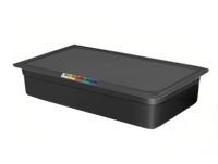 Гастроемкость GN 1/1  h=65 п/п черная Рестола 422107313