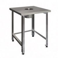 Стол для отходов СПНо-600*400*850 Finist, разборный, каркас-уголок нерж