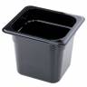 Гастроемкость 1/6 h=150 поликарбонат черная Cambro 66CW 110