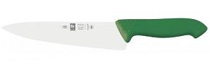 Нож поварской 200/340 мм Шеф зеленый, узкое лезвие HoReCa Icel 28500.HR27000.200
