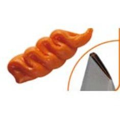 Насадка кондитерская "Роза" 3х18 мм h=40 мм, нерж. BX 1217, Martellato