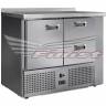 Холодильный стол Finist СХСн-600-1/2, 1000 мм, 1 дверь 2 ящика