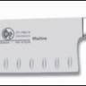 Нож японский с бороздками Santoku 175/300 мм, кованый, Maitre 271.7485.18 Icel