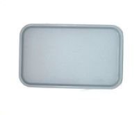 Поднос пищевой, пластик 53х33см, серый