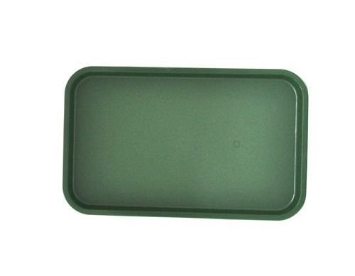 Поднос пищевой, пластик 53х33см, темно-зеленый