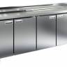 Холодильный стол для салатов HiCold SL1- 1111/GN (1/3), 2280 мм, гнездо 1770х156 мм, 4 двери