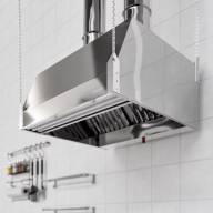 Зонт приточно-вытяжной пристенный Finist ЗПВН-03 1900х1100, прямоугольный, нержавеющая сталь